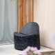 ZUIVER Bloom udendrs loungestol - sort granitlook genanvendt exopixel