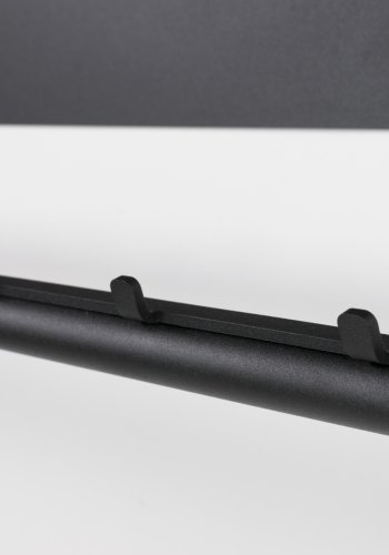 TORNA DESIGN Bend knagerkke, m. 7 knager - sort stl (B:80)