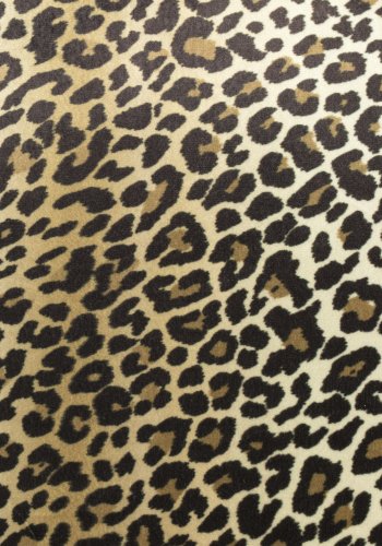 BOLD MONKEY Claws Out spisebordsstol - multifarvet panterprint polyester og messing stl