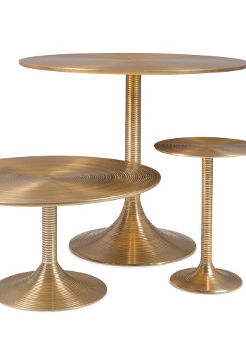 BOLD MONKEY Hypnotising Round spisebord, rund - guld aluminium (92)