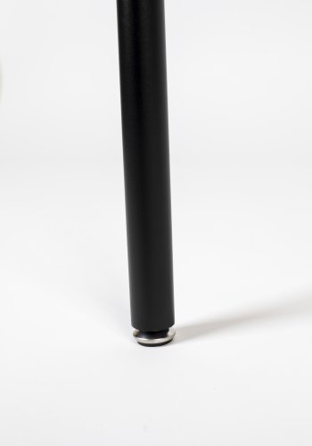 BOLD MONKEY Don't Stop The Webbing spisebord, rund - sort finér, rattan og sort jern (96)