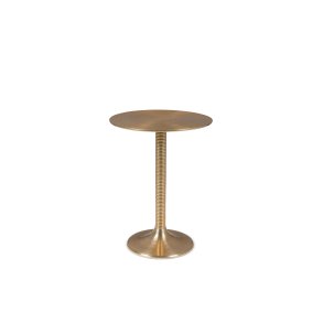 BOLD MONKEY Hypnotising Round sidebord, rund - guld aluminium (37)
