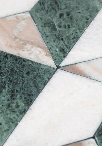 BOLD MONKEY Another Marble sidebord, m. 1 hylde, rund - bronze aluminium, marmor og sort jern (37)