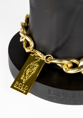 BOLD MONKEY Fother Mucker sidebord, rund - sort glas og harpiks (40)