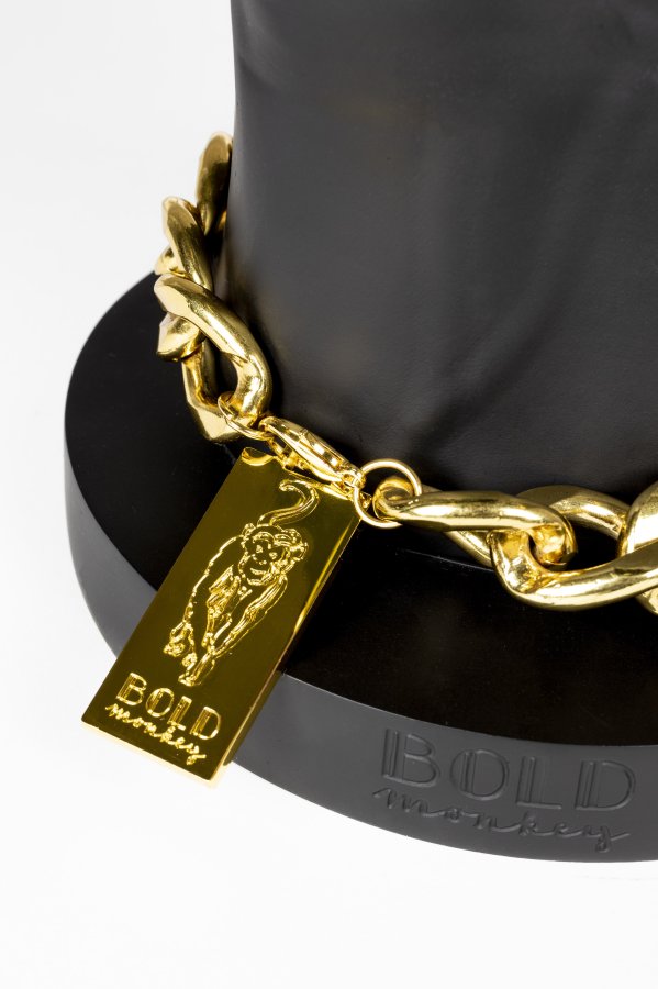 BOLD MONKEY Fother Mucker sidebord, rund - sort glas og harpiks (40)