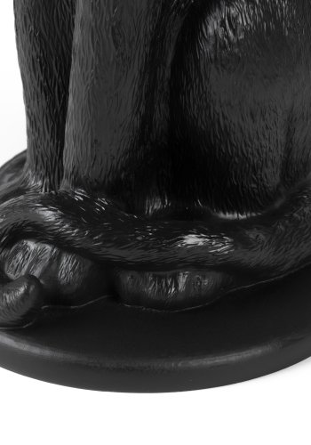 BOLD MONKEY Proudly Crowned sidebord, rund - sort glas og harpiks (40)