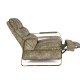 BOLD MONKEY Relax Like Chandler recliner hvilestol, m. armln og fodskammel - brun/multi panterprint