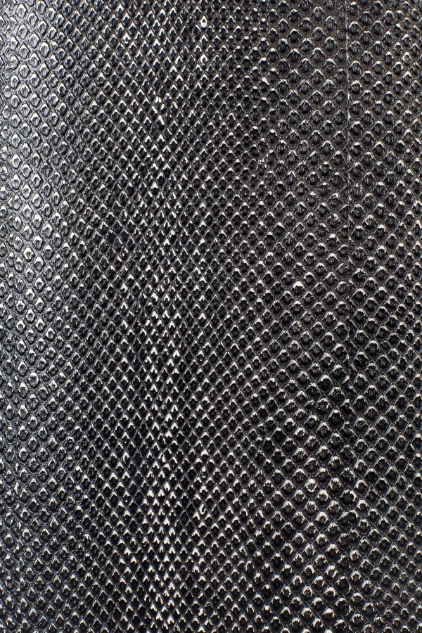 BOLD MONKEY Ava Morgana barskab, m. 2 lger, 1 skuffe, spejl - sort slangeskind PU, messing stl