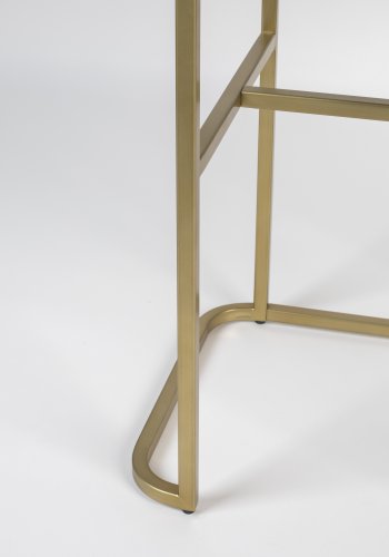 BOLD MONKEY Ava Morgana barskab, m. 2 lger, 1 skuffe, spejl - sort slangeskind PU, messing stl