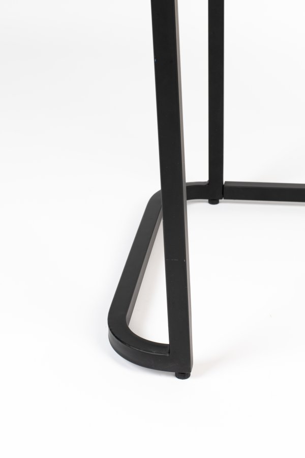 BOLD MONKEY Ava Morgana barskab, m. 2 lger, 1 skuffe, spejl - brun krokodilleskind PU, messing stl