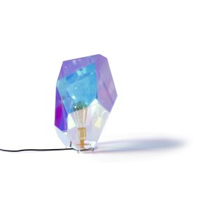 BOLD MONKEY Diamond Dear bordlampe - regnbuefarvet holografisk akryl og jern