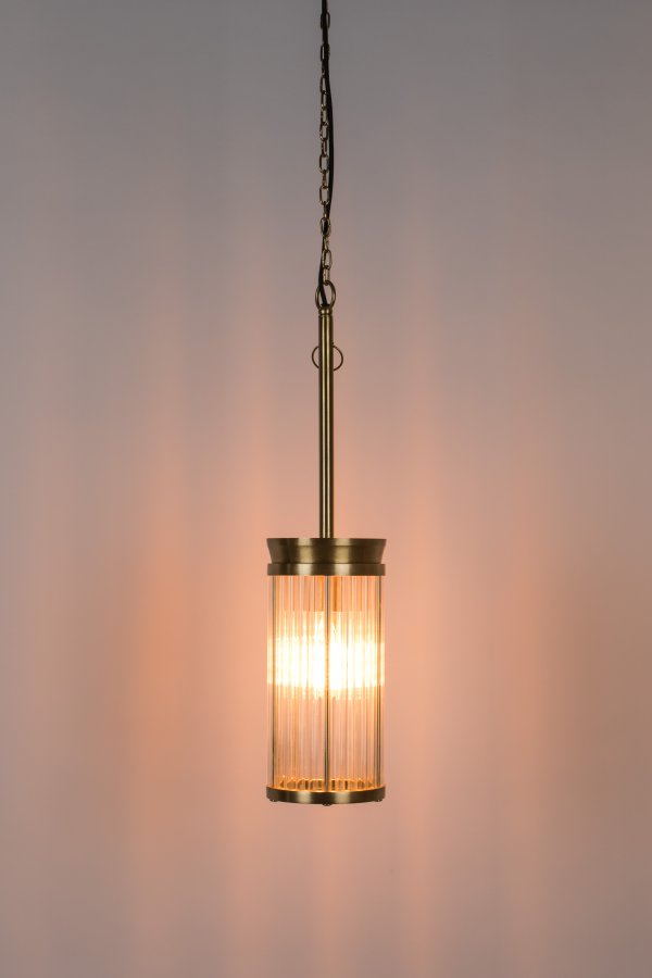 BOLD MONKEY  Angel on fire loftlampe, M - klar akryl og messing aluminium