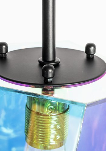 BOLD MONKEY Diamond Dear loftlampe - regnbuefarvet holografisk akryl og jern