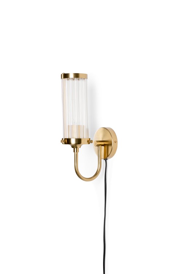 BOLD MONKEY Angel on fire vglampe - klar akryl og messing aluminium