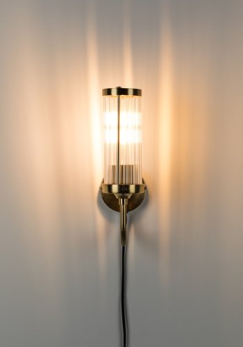 BOLD MONKEY Angel on fire vglampe - klar akryl og messing aluminium