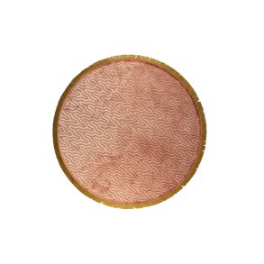 BOLD MONKEY I Feel So Soft Round gulvtppe, m. geometrisk mnster, rund - lyserd stof (200)