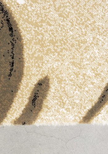 BOLD MONKEY The legend of Koi gulvtppe, rektangulr - beige/sort/gr polypropylen/decolan 160x230 
