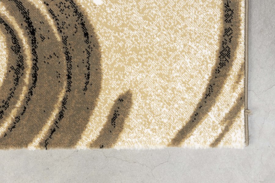 BOLD MONKEY The legend of Koi gulvtppe, rektangulr - beige/sort/gr polypropylen/decolan 160x230 