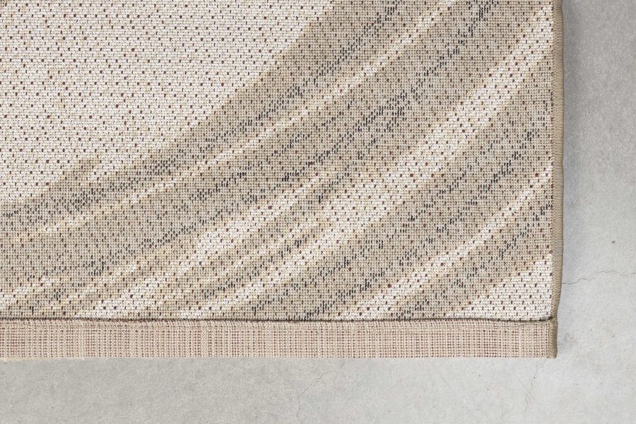 BOLD MONKEY The legend of Koi gulvtppe, rektangulr - beige/sort/gr polypropylen/decolan 160x230 