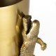 BOLD MONKEY Surrounded by crocodiles vase M, rund - guld aluminium (H:24)