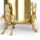 BOLD MONKEY Surrounded by crocodiles vase L, rund - guld aluminium (H:32)