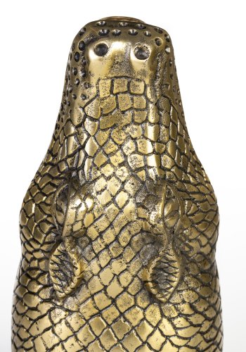 BOLD MONKEY See You Later Alligator vase - guld aluminium (H:35)