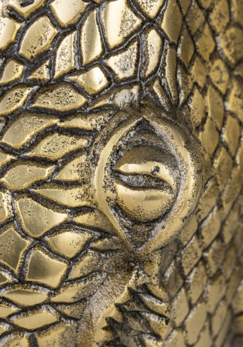 BOLD MONKEY See You Later Alligator vase - guld aluminium (H:35)