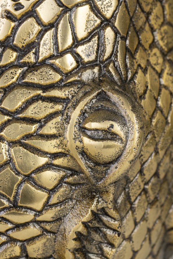 BOLD MONKEY See You Later Alligator vase - guld aluminium (H:35)