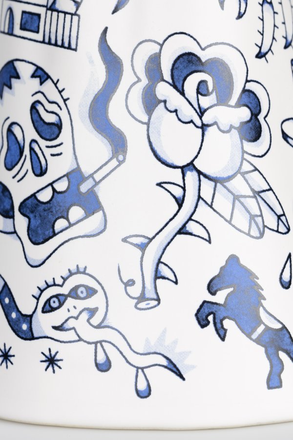 BOLD MONKEY Liberty Matters vase - bl keramik (H:31)