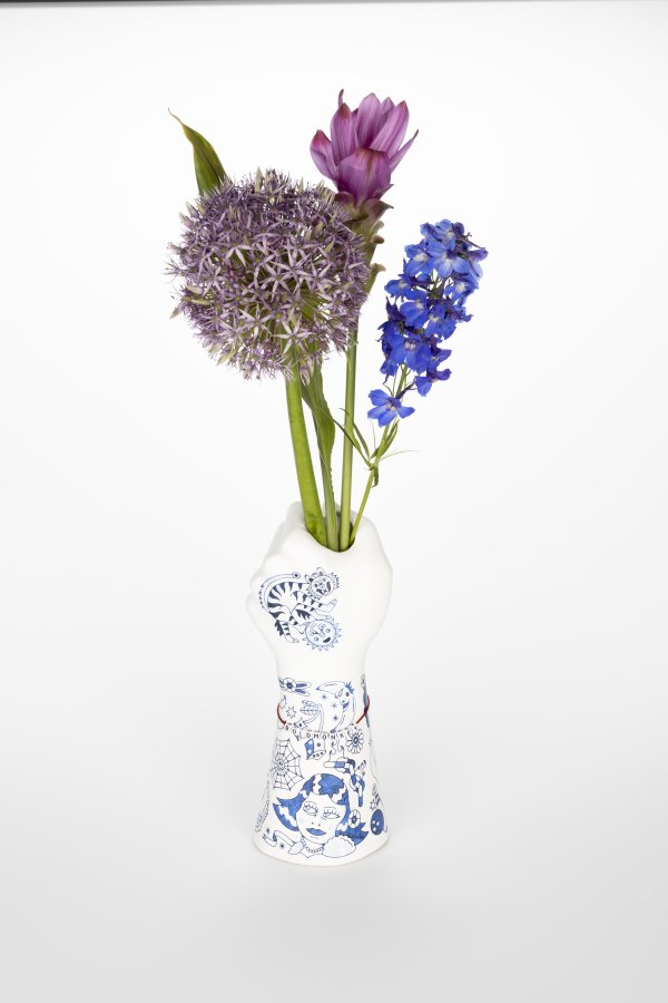 BOLD MONKEY Liberty Matters vase - bl keramik (H:31)