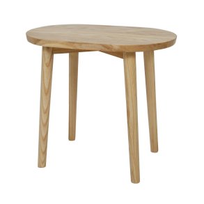 Notch taburet - massiv asketr, oval