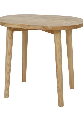 Notch taburet - massiv asketr, oval