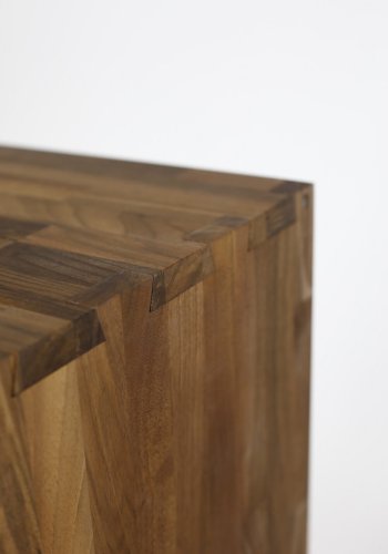 NOCNOI Puzzle skuffeindsats, m. 2 skuffer, m. push open funktion - massivt olieret valnd