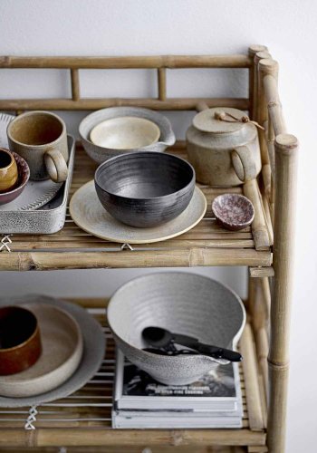 BLOOMINGVILLE MINI Zep bogreol, m. 3 hylder - natur bambus