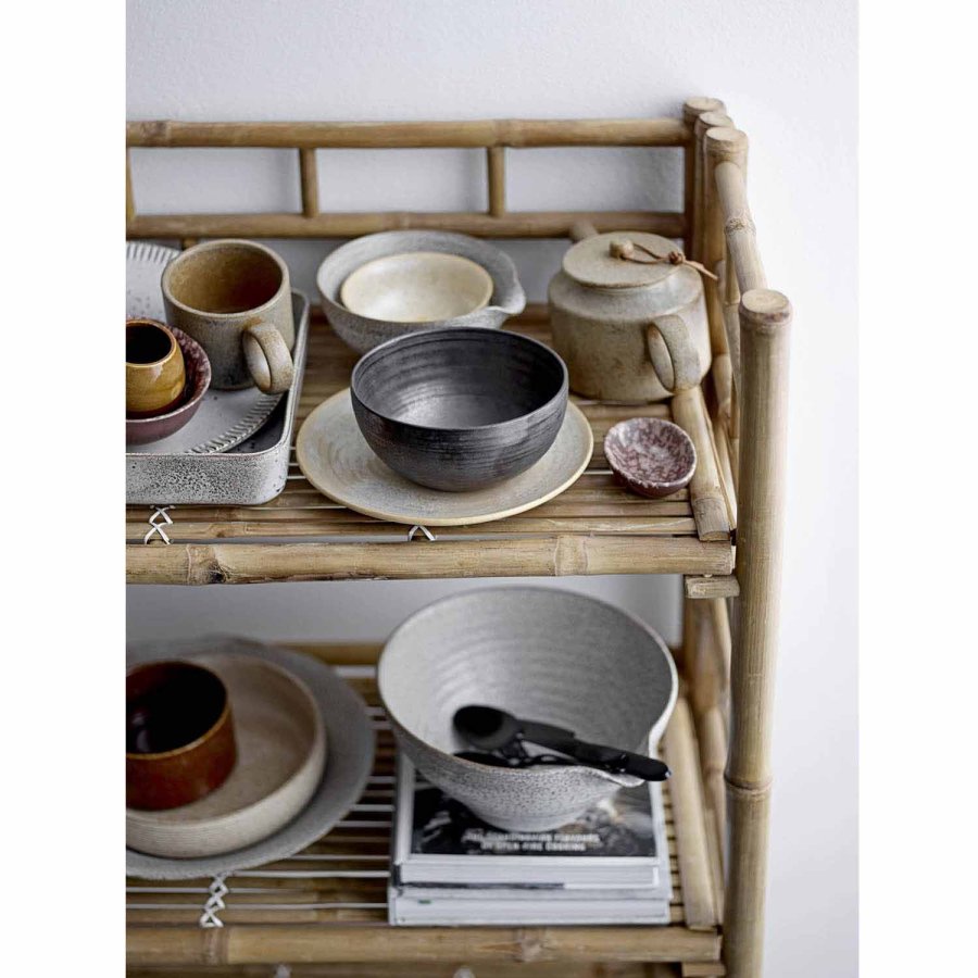 BLOOMINGVILLE MINI Zep bogreol, m. 3 hylder - natur bambus