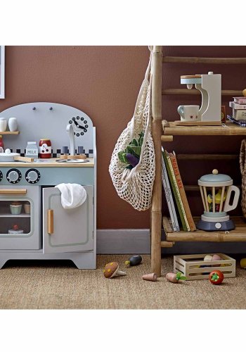 BLOOMINGVILLE MINI Zep bogreol, m. 3 hylder - natur bambus