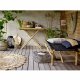 BLOOMINGVILLE Vida daybed, foldbar - natur bambus og sort polyester (190x70)