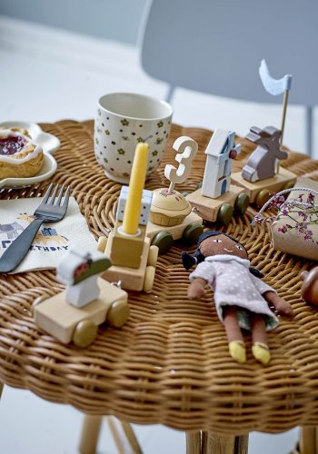 BLOOMINGVILLE MINI Gugga brnestol - gr krydsfiner og jern