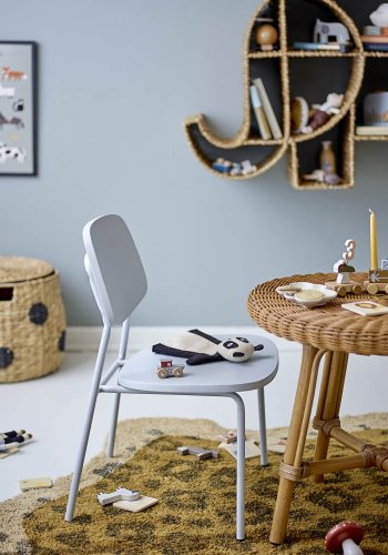 BLOOMINGVILLE MINI Gugga brnestol - gr krydsfiner og jern