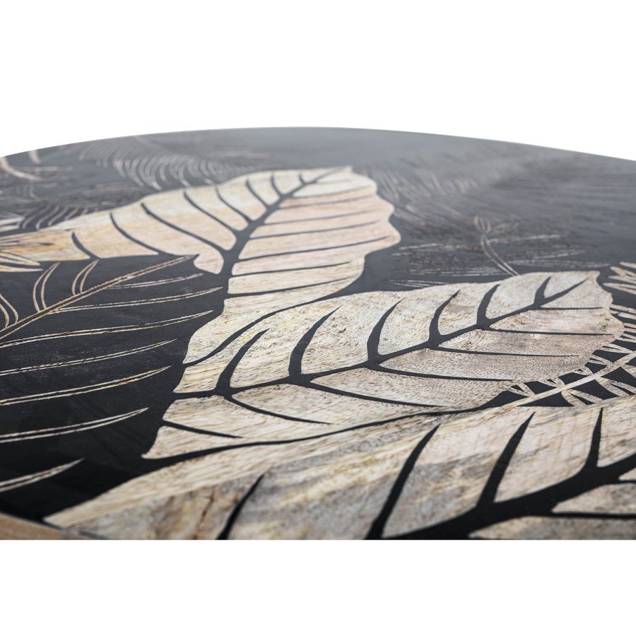 CREATIVE COLLECTION Lac sofabord - natur/sort mangotr og sort jern (80)