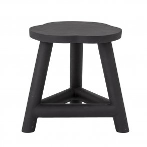 CREATIVE COLLECTION Malie taburet - sort mangotr