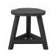 CREATIVE COLLECTION Malie taburet - sort mangotr