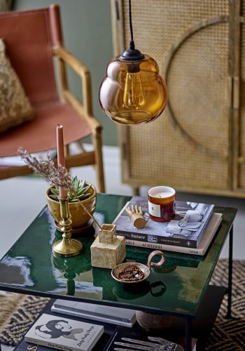 BLOOMINGVILLE Pablo skab, m. 2 lger - natur mangotr og sukkerrr (95x100)