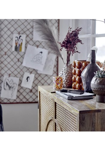 BLOOMINGVILLE Pablo skab, m. 2 lger - natur mangotr og sukkerrr (95x100)