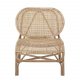 BLOOMINGVILLE Rosen loungestol, u. armln - natur rattan