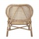 BLOOMINGVILLE Rosen loungestol, u. armln - natur rattan