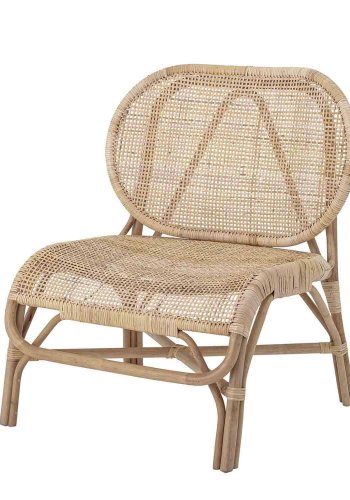 BLOOMINGVILLE Rosen loungestol, u. armln - natur rattan