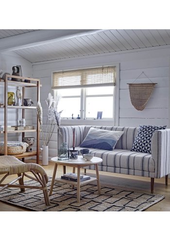 BLOOMINGVILLE Rosen loungestol, u. armln - natur rattan