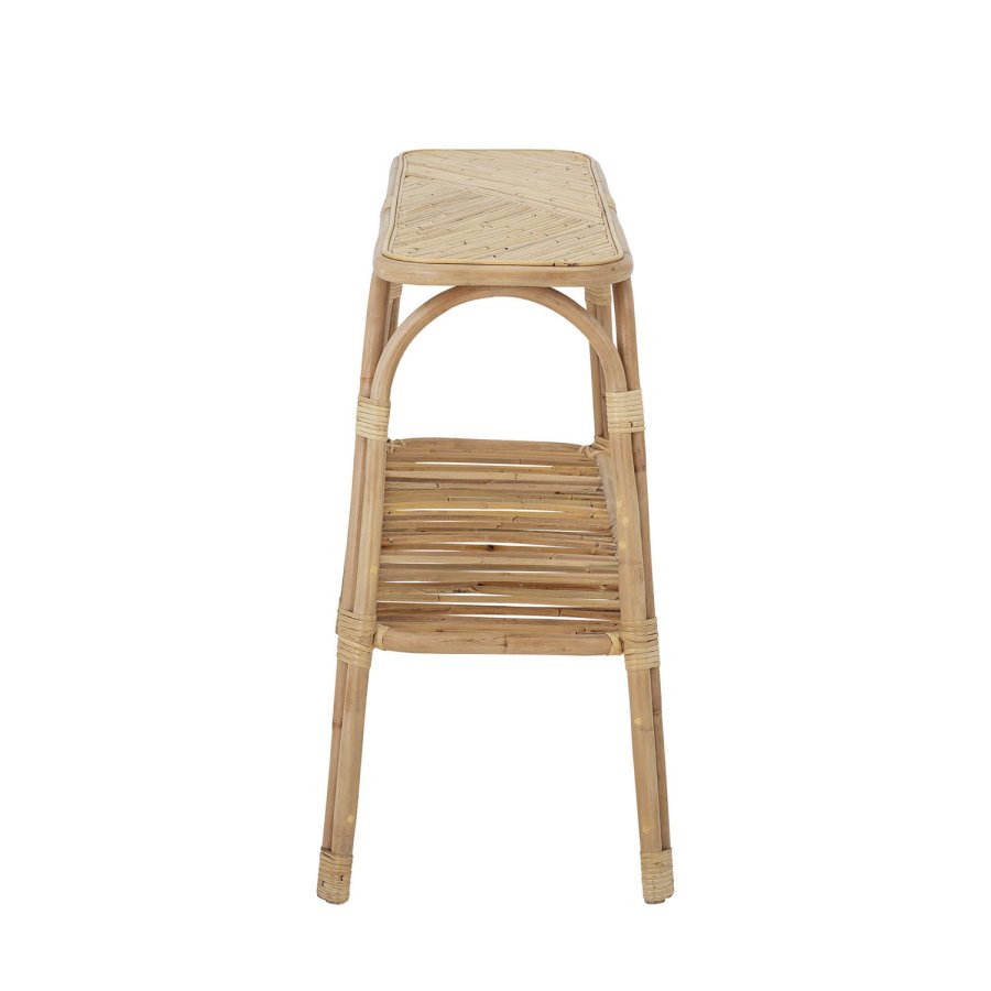 CREATIVE COLLECTION Thenna konsolbord, m. hylde - natur rattan (111x45)