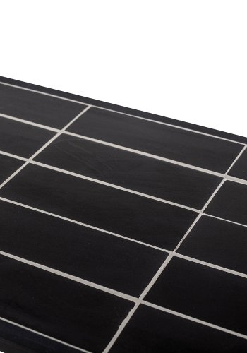 BLOOMINGVILLE June konsolbord, m. hylde, rektangulr - sort sten/keramik/jern (110x35)